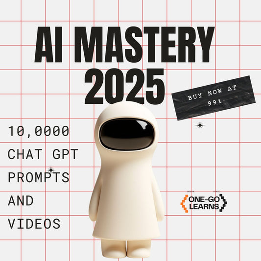 AI Mastery 2025 – 100 000 ChatGPT Prompts + Video Course to Create Content 10× Faster & Earn Online